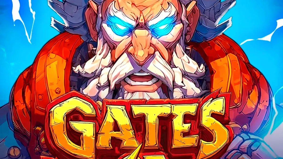 หน้าจอเกมสล็อต Gates of Power พร้อมธีมเทพเจ้ากรีกและเทพซุส